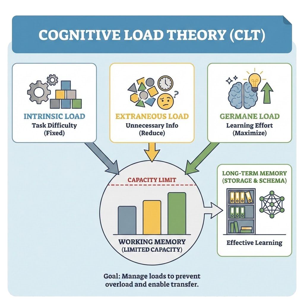 Abstract visual of mental clarity vs clutter